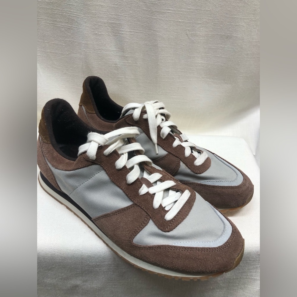 Ecco novesta sneakers, brown/white, EUC